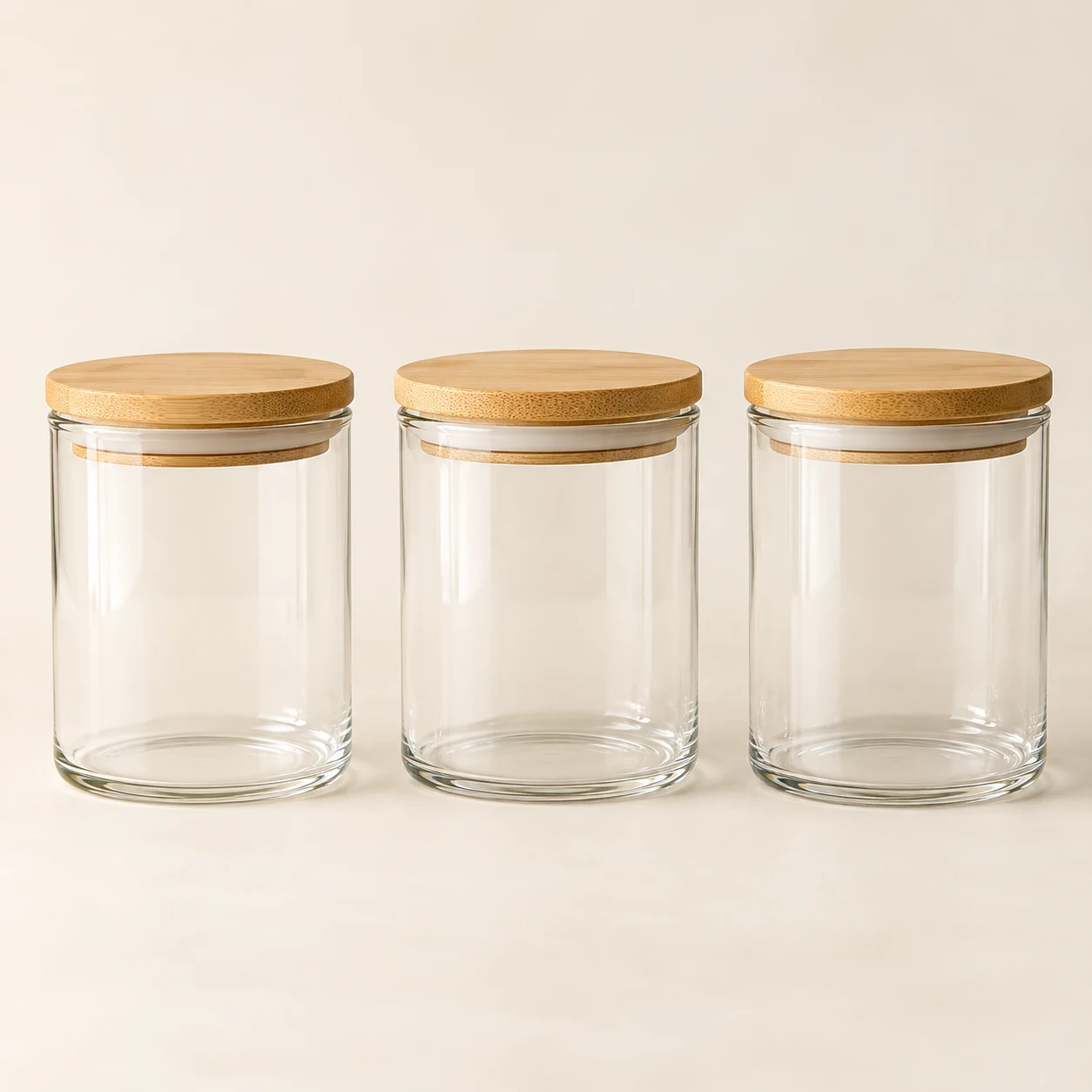 Pantry Glass Jar Set in Clear